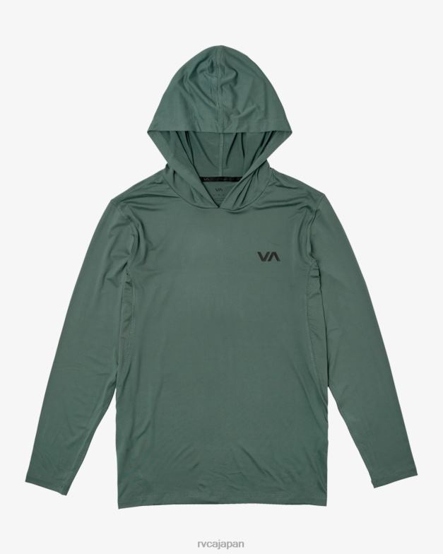 衣類 TP8J291 老賢者 RVCA 男性 スポーツベントテクニカルフードトップ