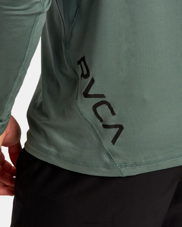 衣類 TP8J291 老賢者 RVCA 男性 スポーツベントテクニカルフードトップ