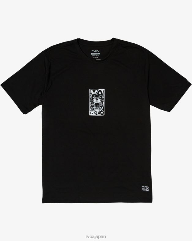 衣類 TP8J293 黒 RVCA 男性 マーティン・アンダーTシャツ