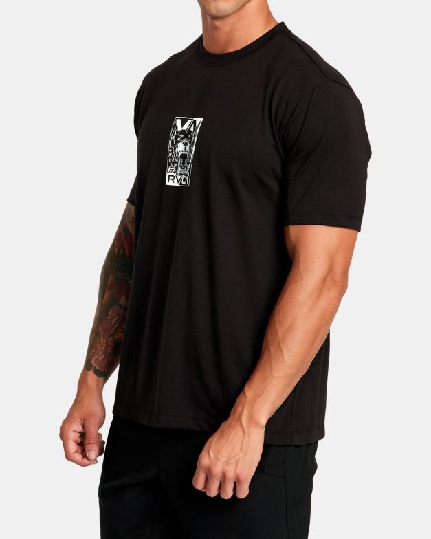 衣類 TP8J293 黒 RVCA 男性 マーティン・アンダーTシャツ