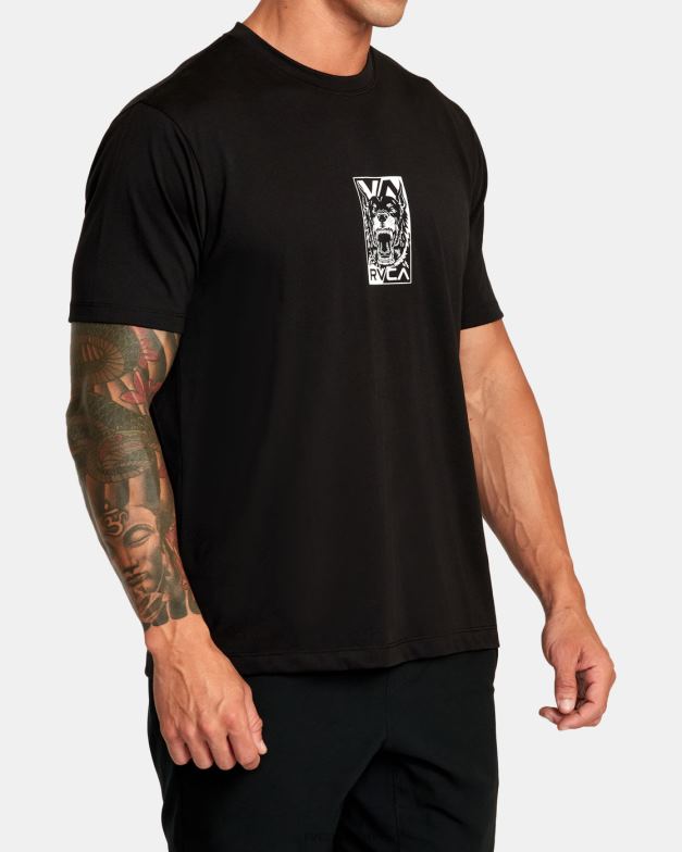 衣類 TP8J293 黒 RVCA 男性 マーティン・アンダーTシャツ