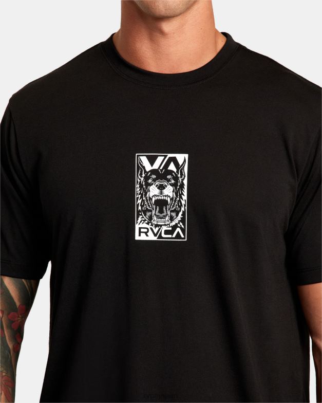 衣類 TP8J293 黒 RVCA 男性 マーティン・アンダーTシャツ
