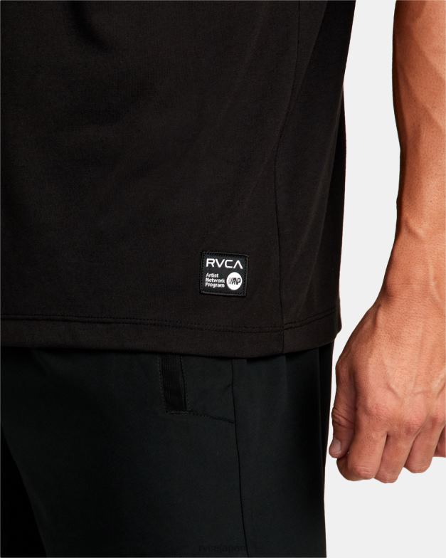 衣類 TP8J293 黒 RVCA 男性 マーティン・アンダーTシャツ