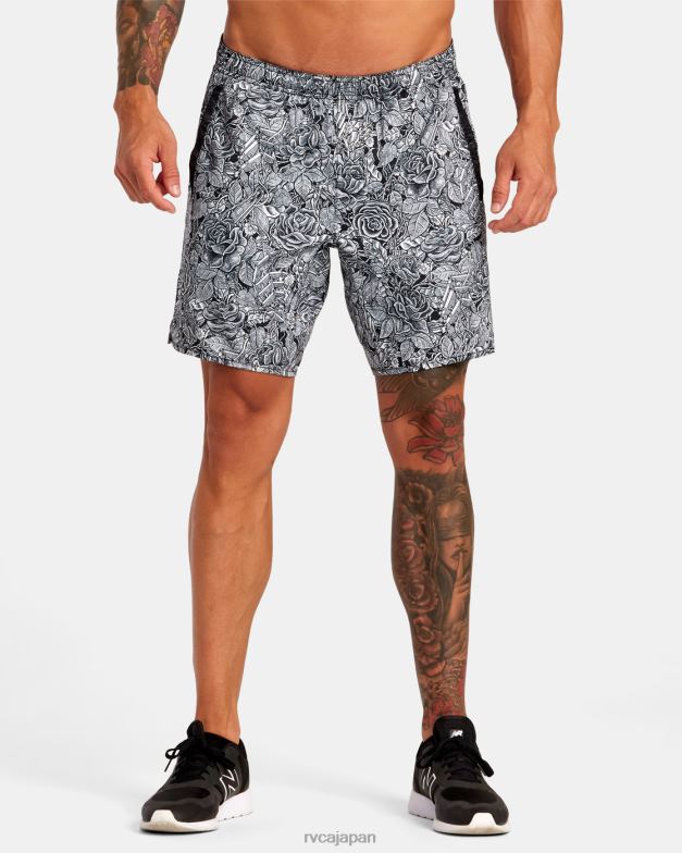 衣類 TP8J296 アンダーズフローラル RVCA 男性 マーティン アンダー ヨガー ストレッチ 17 テクニカル トレーニング ショーツ