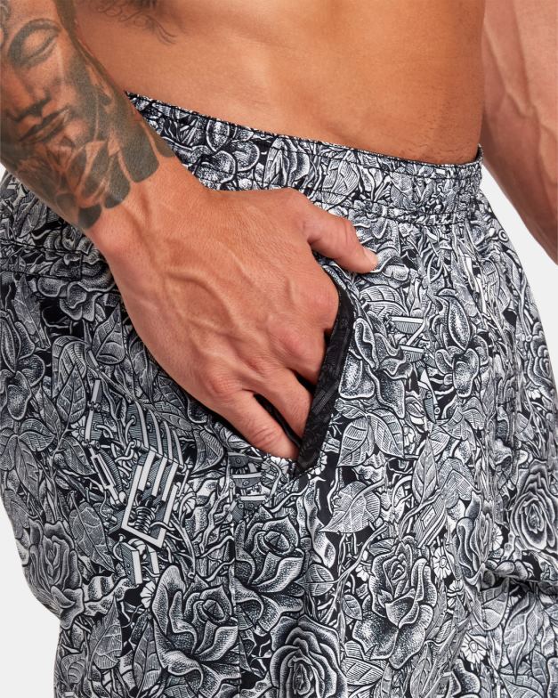 衣類 TP8J296 アンダーズフローラル RVCA 男性 マーティン アンダー ヨガー ストレッチ 17 テクニカル トレーニング ショーツ