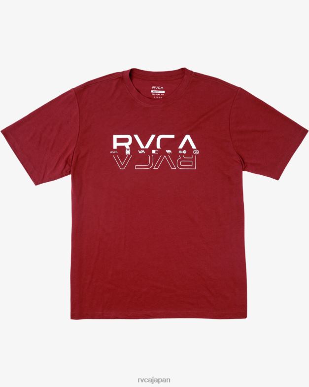 衣類 TP8J299 枢機卿 RVCA 男性 ダブルスプリットティー
