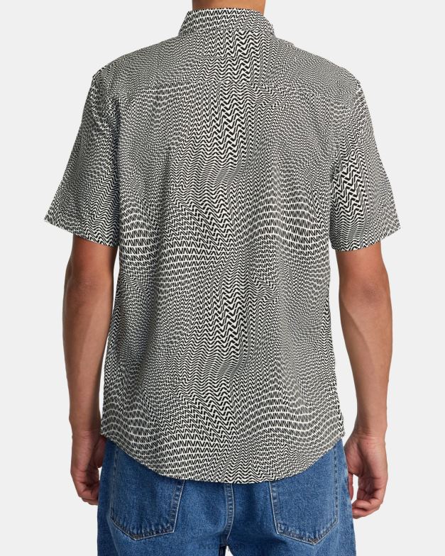 衣類 TP8J311 バニラ RVCA 男性 VA ウィーブ半袖シャツ