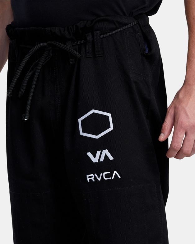 衣類 TP8J318 黒 RVCA 男性 × ショヨロール ブラジリアン柔術着