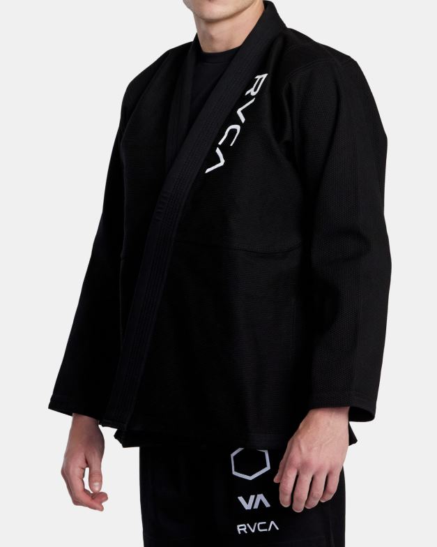 衣類 TP8J318 黒 RVCA 男性 × ショヨロール ブラジリアン柔術着