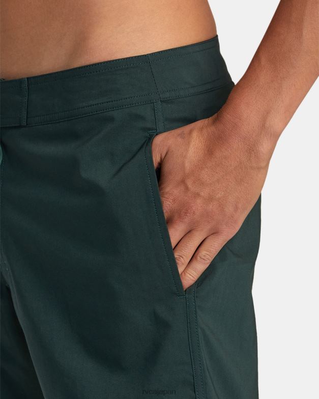 ボトムス TP8J325 ハンターグリーン RVCA ユニセックス フリーポート ボードショーツ 16