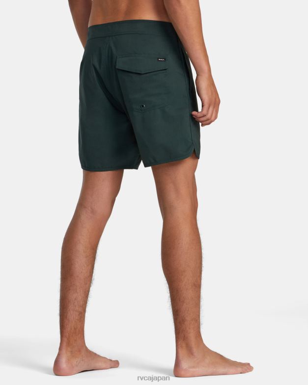 ボトムス TP8J325 ハンターグリーン RVCA ユニセックス フリーポート ボードショーツ 16