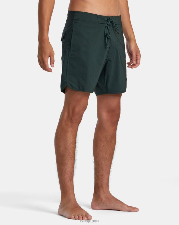ボトムス TP8J325 ハンターグリーン RVCA ユニセックス フリーポート ボードショーツ 16