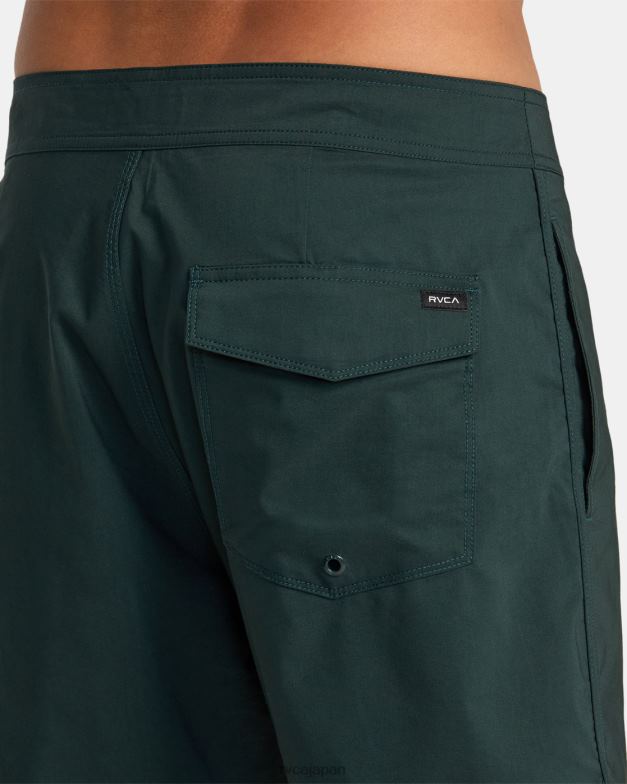 ボトムス TP8J325 ハンターグリーン RVCA ユニセックス フリーポート ボードショーツ 16