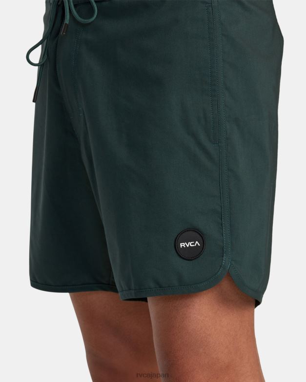 ボトムス TP8J325 ハンターグリーン RVCA ユニセックス フリーポート ボードショーツ 16