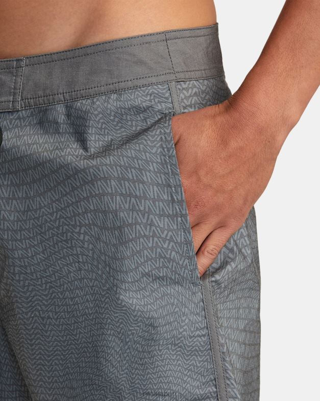 ボトムス TP8J326 黒 RVCA ユニセックス フリーポート ボードショーツ 16