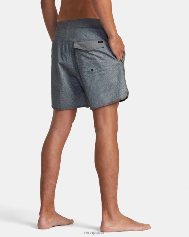 ボトムス TP8J326 黒 RVCA ユニセックス フリーポート ボードショーツ 16