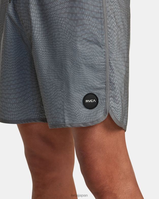 ボトムス TP8J326 黒 RVCA ユニセックス フリーポート ボードショーツ 16