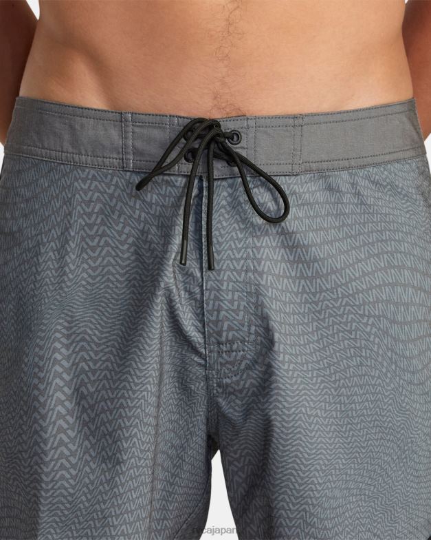 ボトムス TP8J326 黒 RVCA ユニセックス フリーポート ボードショーツ 16