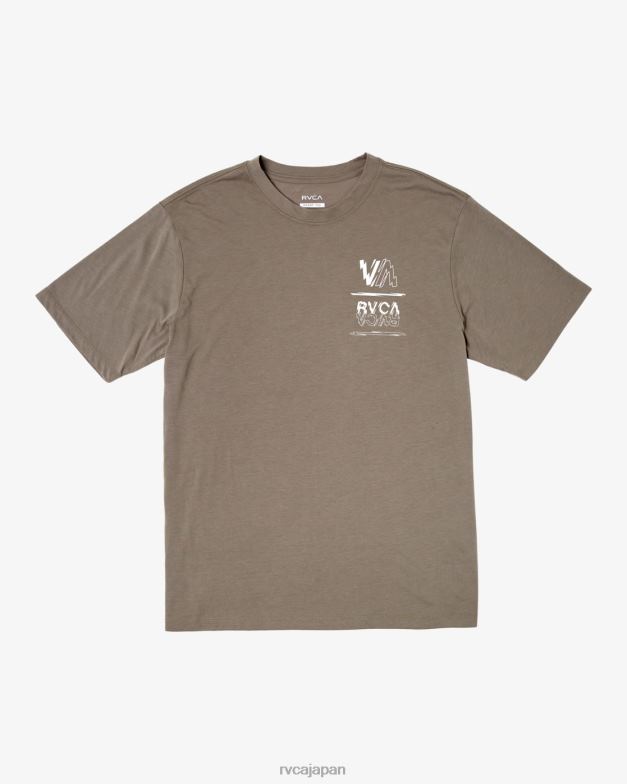 衣類 TP8J32 キノコ RVCA 男性 VAスポーツボルトTシャツ