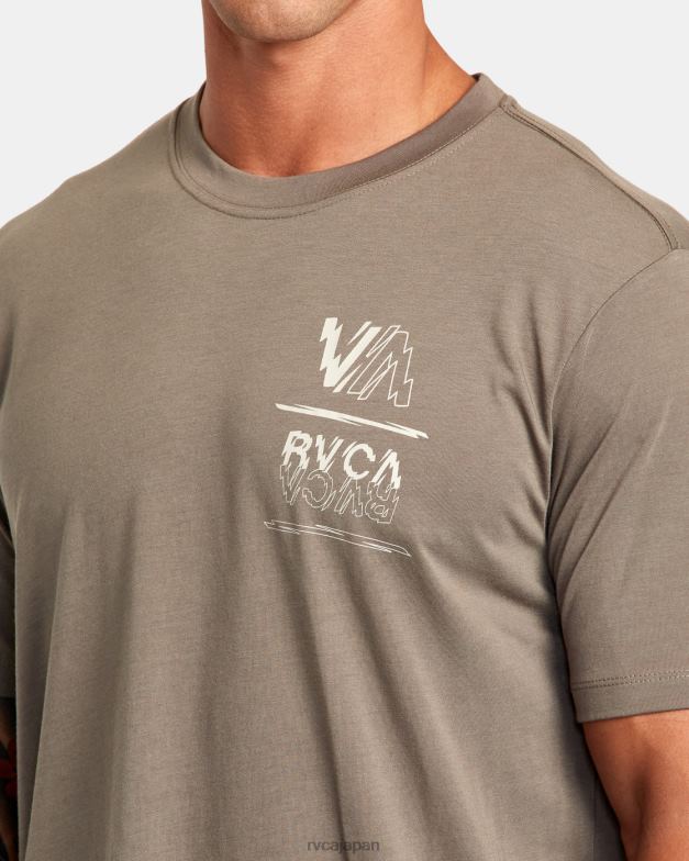 衣類 TP8J32 キノコ RVCA 男性 VAスポーツボルトTシャツ