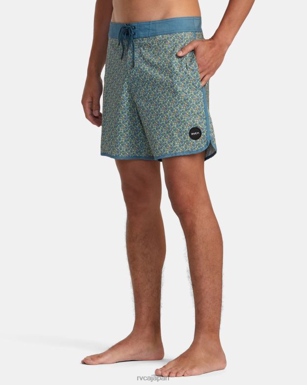 ボトムス TP8J334 アヒルブルー RVCA ユニセックス フリーポート ボードショーツ 16