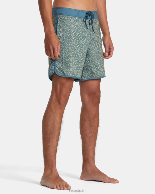 ボトムス TP8J334 アヒルブルー RVCA ユニセックス フリーポート ボードショーツ 16