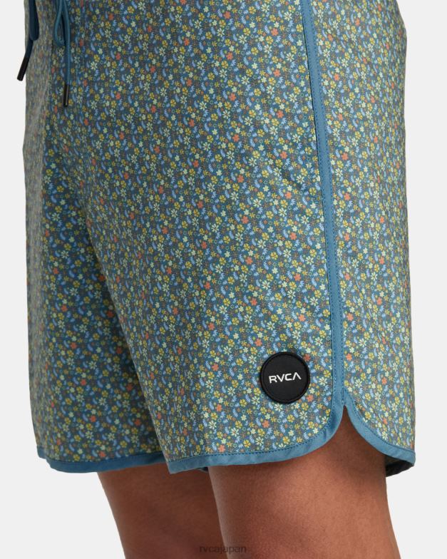 ボトムス TP8J334 アヒルブルー RVCA ユニセックス フリーポート ボードショーツ 16