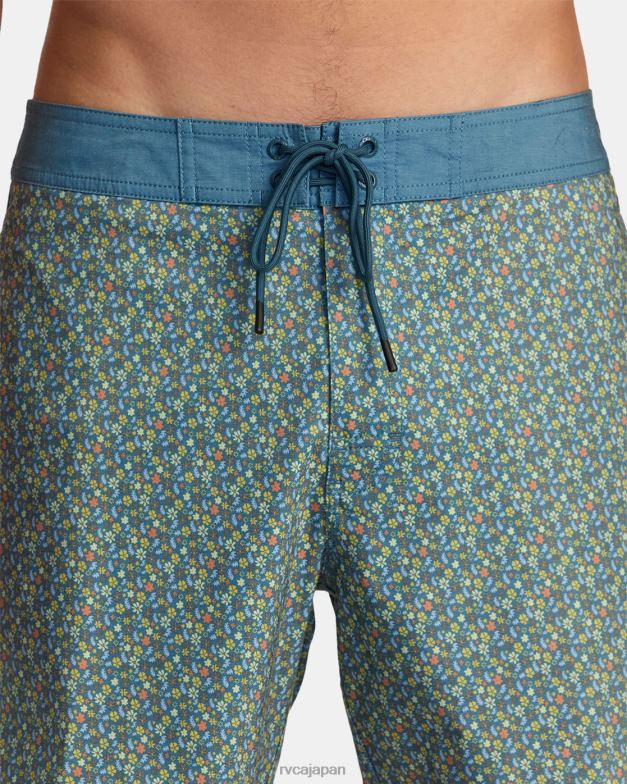 ボトムス TP8J334 アヒルブルー RVCA ユニセックス フリーポート ボードショーツ 16