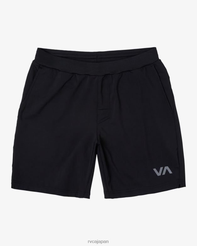 衣類 TP8J335 黒 RVCA 男性 VA スポーツトレーナー弾性ウエストショーツ