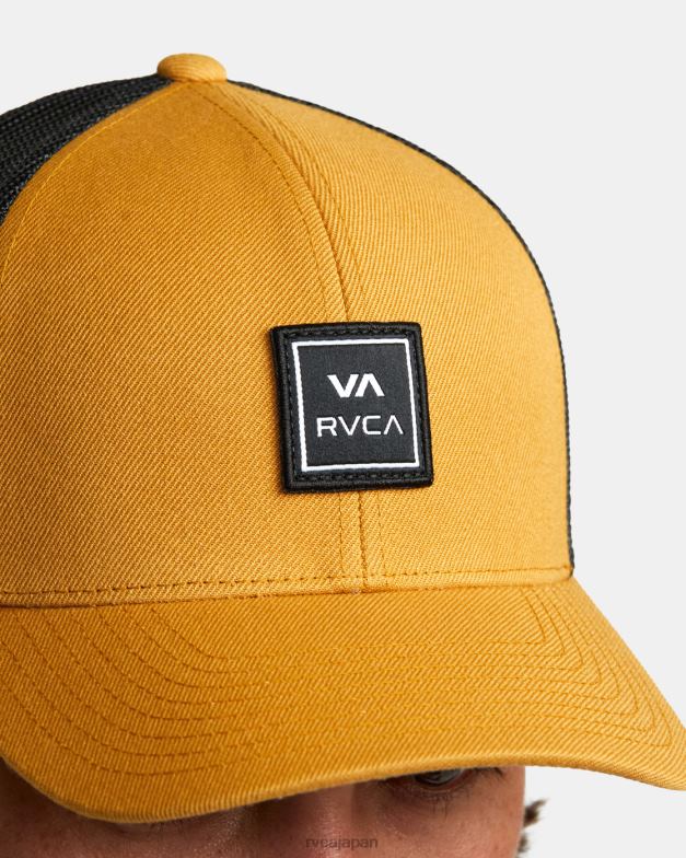 アクセサリー TP8J338 キャメル RVCA 男性 VA駅のトラック運転手の帽子