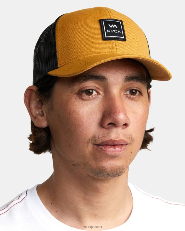アクセサリー TP8J338 キャメル RVCA 男性 VA駅のトラック運転手の帽子