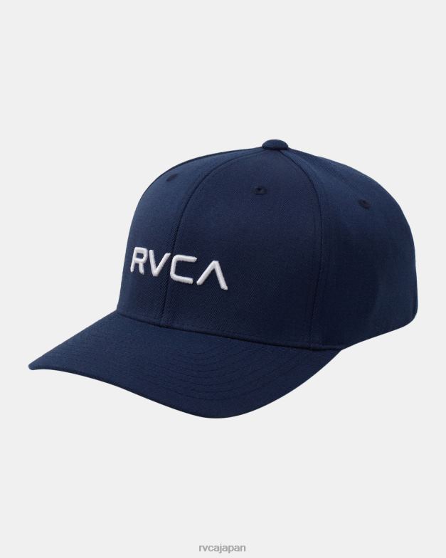 アクセサリー TP8J343 海軍 RVCA 男性 フレックスフィットハット