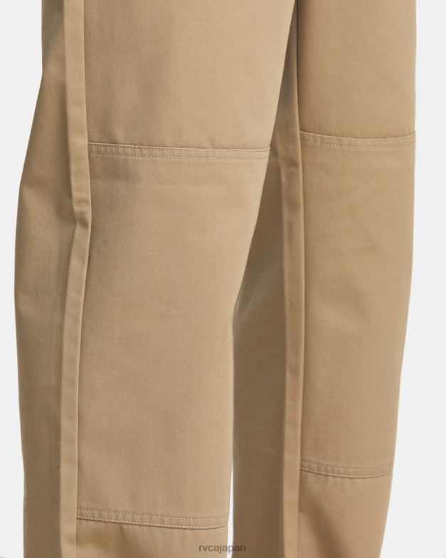 衣類 TP8J344 カーキ RVCA 男性 リセッションコレクション アメリカーナ ウエストゴムパンツ