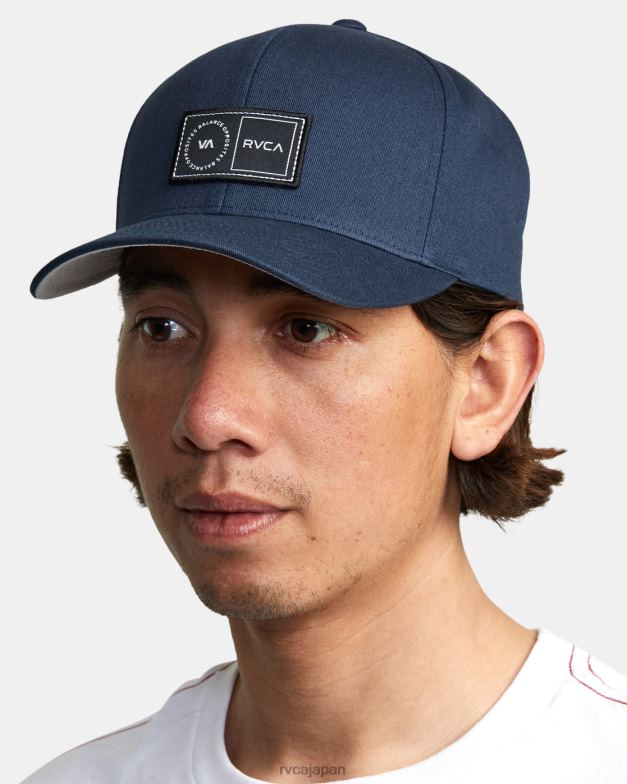 アクセサリー TP8J347 ミッドナイトネイビー RVCA 男性 プラットフォームスナップバックハット