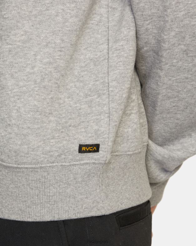 衣類 TP8J368 アスレチックヘザー RVCA 男性 日勤のスウェットシャツ