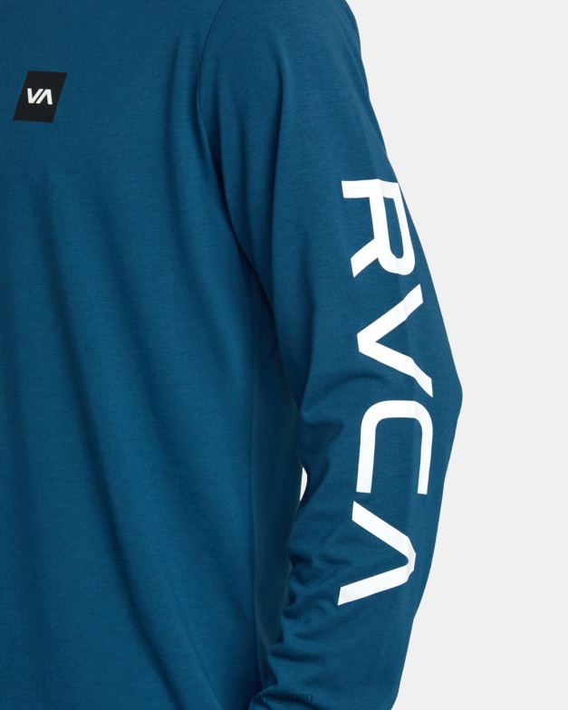 衣類 TP8J439 マリン RVCA 男性 長袖Tシャツ2枚