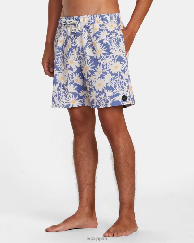 ボトムス TP8J444 海岸 RVCA ユニセックス VA ピグメント エラスティック ウエスト ボードショーツ 17