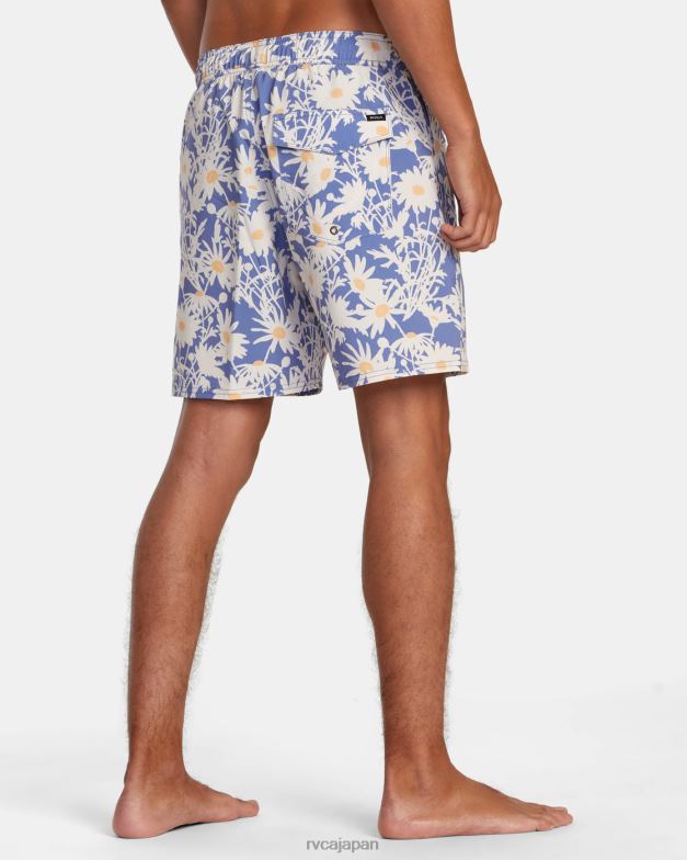 ボトムス TP8J444 海岸 RVCA ユニセックス VA ピグメント エラスティック ウエスト ボードショーツ 17