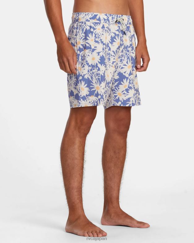 ボトムス TP8J444 海岸 RVCA ユニセックス VA ピグメント エラスティック ウエスト ボードショーツ 17