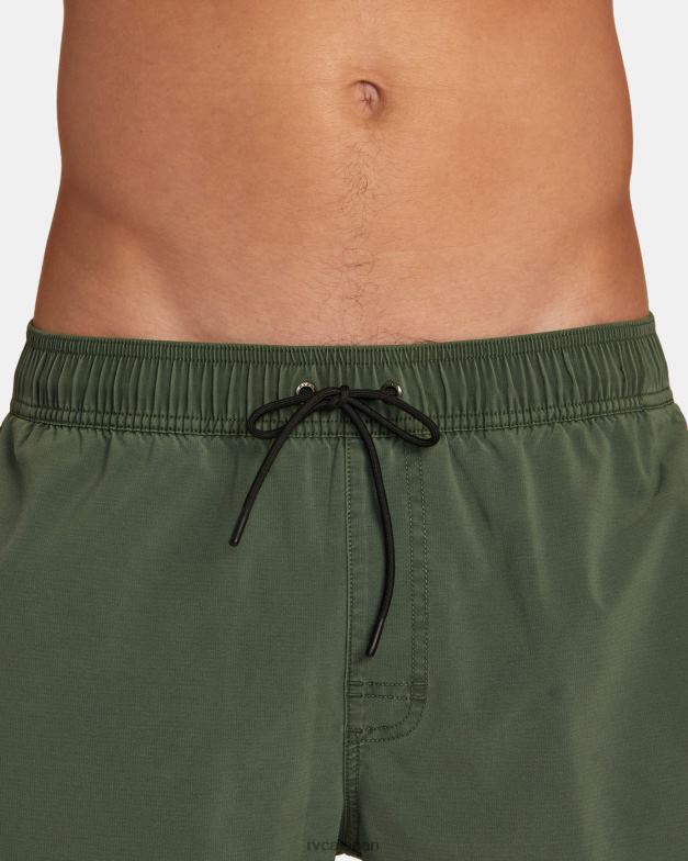 ボトムス TP8J447 翡翠 RVCA ユニセックス VA ピグメント エラスティック ウエスト ボードショーツ 17