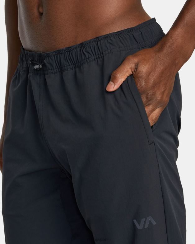 衣類 TP8J460 黒 RVCA 男性 スペクトラムテックスリムフィットパンツ