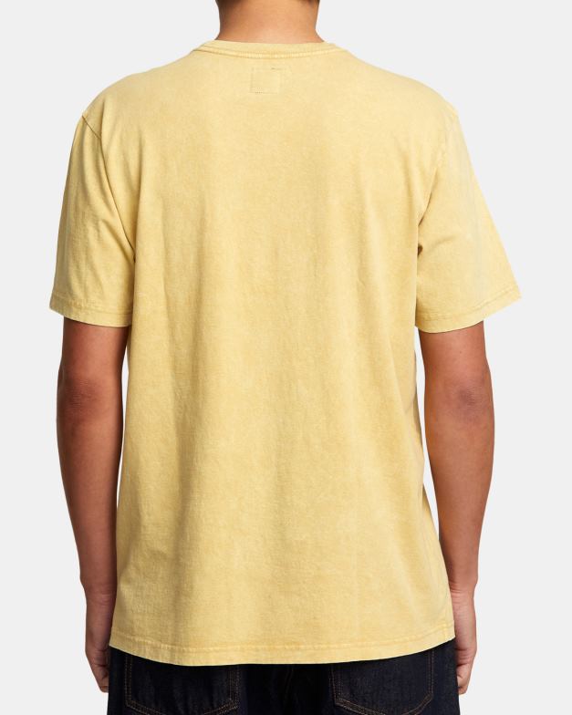 衣類 TP8J478 南の苔 RVCA 男性 マニックショックウォッシュスウェットシャツ