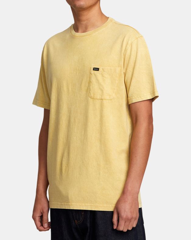 衣類 TP8J478 南の苔 RVCA 男性 マニックショックウォッシュスウェットシャツ