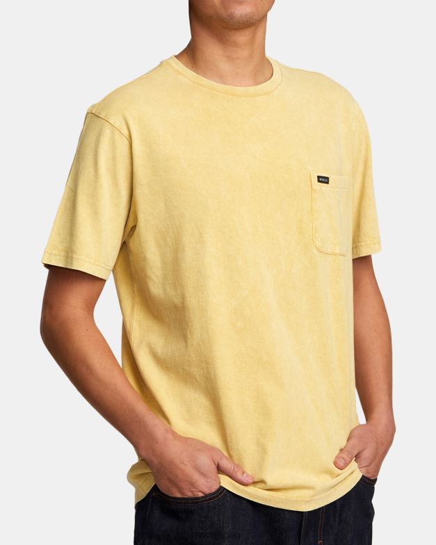 衣類 TP8J478 南の苔 RVCA 男性 マニックショックウォッシュスウェットシャツ