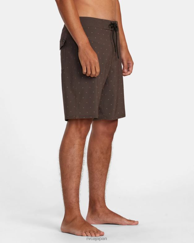 ボトムス TP8J485 ボンベイブラウン RVCA ユニセックス VA ボードショーツ 19