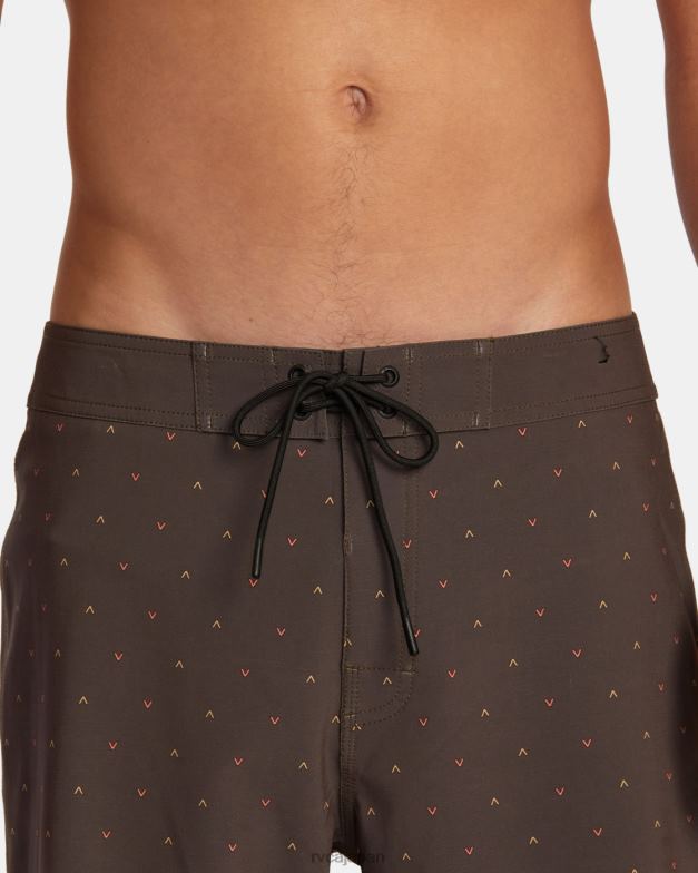 ボトムス TP8J485 ボンベイブラウン RVCA ユニセックス VA ボードショーツ 19