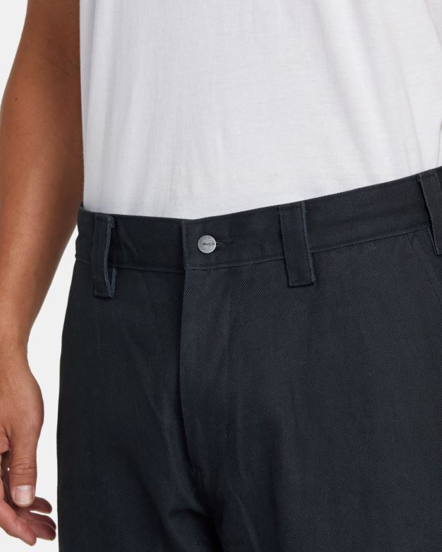 衣類 TP8J486 黒 RVCA 男性 アメリカーナ チノパン