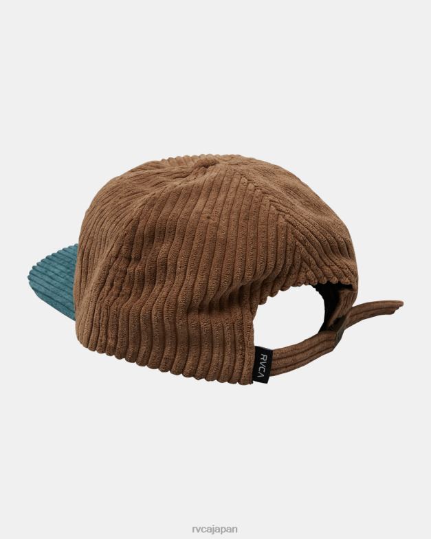 アクセサリー TP8J489 生皮 RVCA 男性 コットンテイルの野球帽