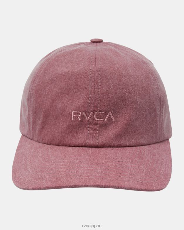 アクセサリー TP8J490 オックスブラッドレッド RVCA 男性 PTC 6 パネル野球帽
