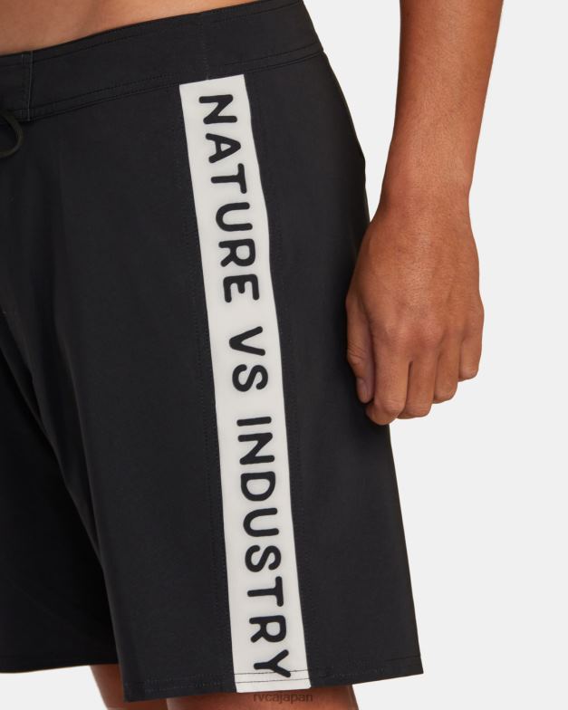 ボトムス TP8J494 黒2 RVCA ユニセックス アペックス ボードショーツ 18